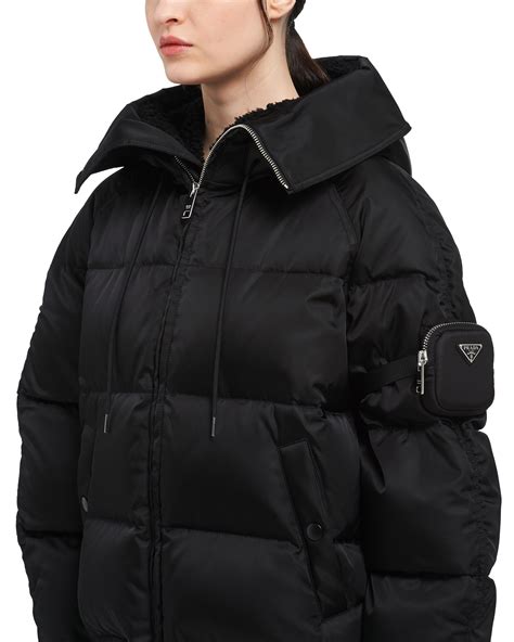 prada gabardine jacket|prada gabardine puffer jacket.